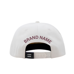Casquette de golf légère bicolore haute performance, 5 panneaux, anti-humidité, avec logo personnalisé, étiquette tissée, fermeture snapback – Vente en gros - Product Image 4