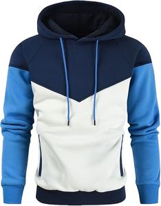 Sweat à capuche pour hommes personnalisé multicolore de haute qualité en polaire épaisse avec des techniques brodées et teintes unies pour l'hiver - Product Image 1