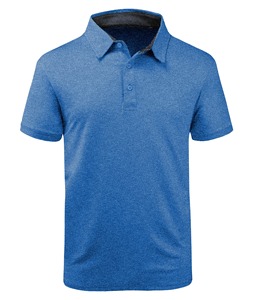 Vente en gros de polos pour hommes, polo d'été décontracté en polyester et en coton au design uni avec impression de logo personnalisé et graphiques - Product Image 4