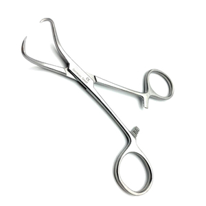 Pinzas de abrazadera de toalla Backhaus veterinaria de acero inoxidable quirúrgico 3,5 "Instrumentos de Cirugía General abrazadera de toalla de acero de alta calidad - Product Image 2