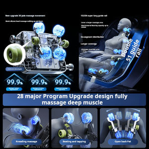 C129 Luxury 4D Full Body Shiatsu Masaje Amasado Rolling Airbag Silla Zero Gravity Behealthy Bodycare Portátil y plegable - Product Image 5