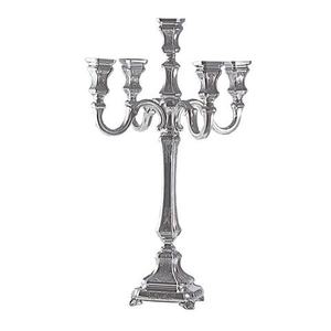 High Selling Unique <b>7</b>-Arm Black Metal Plated Candle Stand Christmas Decorative Design for Home Hotel Villas Wedding - Product Image 2