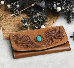 กระเป๋าคลัทช์หนัง PU สำหรับผู้หญิงวินเทจกระเป๋าสตางค์หนังขนสัตว์ที่ออกแบบมาใหม่ - Product Image 5