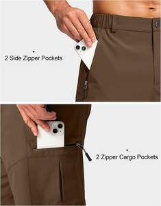 Pantalones Cortos Transpirables de Verano para Hombre, Shorts Cargo de Entrenamiento con 6 Bolsillos - Product Image 3