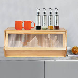 DreamCraft Armoire de rangement moderne en bambou autoportante de 70 cm pour armoires de cuisine Vietnam - Product Image 5