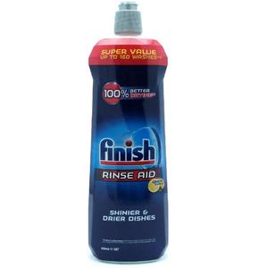 Finish Rinse and Shine Aid Lemon Sparkle, 160 Lavages, Pouvoir Nettoyant et Fraîcheur Longue Durée - Product Image 4