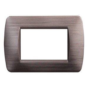 Etroit plastico spazio serie 3P satinato Color bronzo compatibile con Bticino Living Light-materiali elettrici/ - Product Image 1