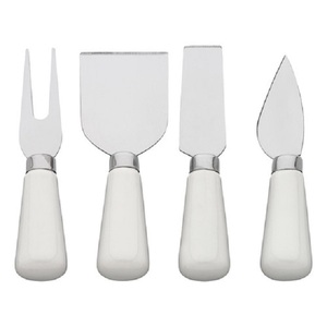 Ensemble de couverts à fromage en or noir Offre Spéciale couteaux à beurre ensemble de couteaux à fromage en acier inoxydable ensemble de couteaux jetables fourchette cuillère - Product Image 5