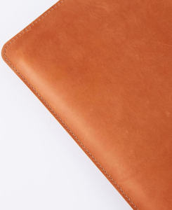 Housse pour ordinateur portable élégante de haute qualité en cuir véritable housse de livre personnalisée OEM housse souple pour hommes et femmes Style de vente en gros moderne - Product Image 2