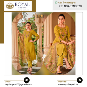 Presentamos un diseño único, calidad superior, nuevo trabajo manual bordado en traje Salwar de viscosa pura de vendedor indio - Product Image 5