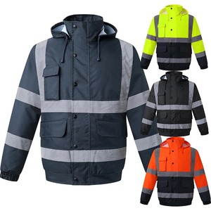 Customized Triple Layer High Visibility Flame Retardant Safety Jacket - Product Image 5