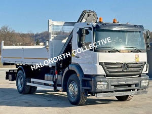 Camión grúa Mercedes Benz Axor 1828 usado del 2007, camión volquete con grúa montada, vehículo de elevación de carga pesada, camión con grúa montada. - Product Image 4