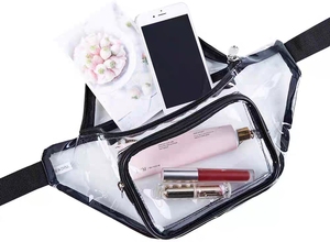 กระเป๋าคาดเอวใสทำจาก PVC กระเป๋าคาดเอวสำหรับผู้ชายและผู้หญิงกระเป๋ากีฬาสำหรับเดินทางกลางแจ้งมีโลโก้ OEM MB รุ่น29x16x17cm ซิปโลหะ MB192 - Product Image 6