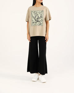 Camiseta de Verano 2026, la Más Vendida, de Lujo, Personalizada, 100% Algodón, de Secado Rápido, Diseño Elegante, Económica, Talla Grande para Mujer - Product Image 2