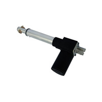 Aktuator Linear Elektrik Magnet Permanen IP54 6000N Tugas Berat Tahan Air Motor DC 12V/24V untuk Sistem Pengangkat Pelacak Surya Kipas