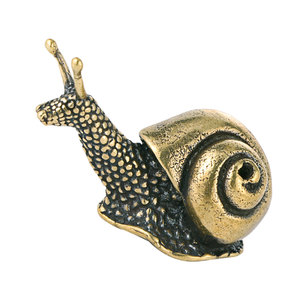 Sculpture d'escargot artisanale décorative à prix réduit Figurine d'escargot antique en laiton Table Décoration de jardin Ornement Taille personnalisée - Product Image 4