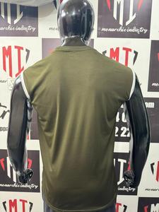 Camiseta Deportiva sin Mangas para Hombre, de Secado Rápido, para Gimnasio y Fitness, con Ribete en Contraste, para Correr, Entrenamiento, con Logotipo Personalizado - Product Image 2