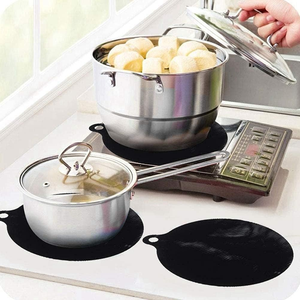Tapis de <span class=keywords><strong>protection</strong></span> de table de cuisson à induction en silicone à bas prix couvercle de <span class=keywords><strong>plaque</strong></span> de cuisson antidérapant résistant à la chaleur pour poêle en céramique en verre facile à nettoyer - Product Image 5