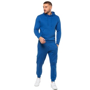 Conjunto de chándal para hombre Regular Fit Pullover Hoodie Cargo Jogging Bottoms Suit - Product Image 4