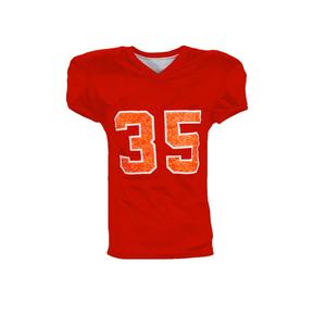 Uniforme de camisetas de fútbol americano, diseño personalizado de calidad, venta al por mayor, para práctica juvenil, sublimación - Product Image 3