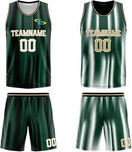 Uniforme de Baloncesto de Impresión Digital de Alta Calidad al por Mayor, Logotipo del Equipo Personalizado, Número, Talla Grande, Transpirable, Secado Rápido, Jersey Deportivo - Product Image 3