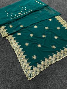 Indian Boutique Designer Saree Exclusive Fancy Latest Premium Quality Sari Ropa de fiesta étnica Ropa de novia Exclusiva más vendida - Product Image 6