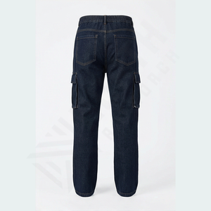 Pantalones Vaqueros de Mezclilla con Degradado Estilo Americano para Hombre, Diseño Tie-Dye Informal de Invierno, Cintura Media, Encerados, al por Mayor - Product Image 2