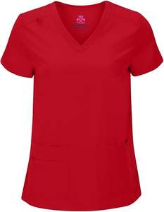 Ensemble de vêtements de travail de santé pour femmes col en V haut pantalon cargo coupe personnalisée fabricant exportateur fournisseur toutes tailles fit vêtements de travail - Product Image 3