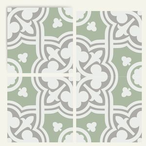 Baldosa de cemento de 200x200 mm con colores naturales y patrones claros - Product Image 1