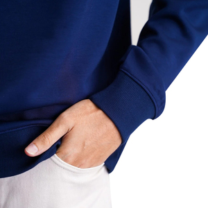 2025 haute qualité polaire col rond sweats couleur unie conception unie Fitness uniformes personnalisable Logo grande taille hauts actifs - Product Image 6