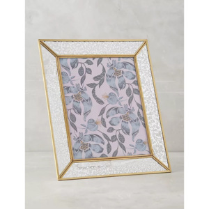 ทันสมัยยุโรปวินเทจนอร์ดิกภาพโลหะแนวตั้งขนาดกำหนดเองศิลปะผนังยืนขอบทองปรอทแก้วขอบเดสก์ท็อปสีดำ - Product Image 2