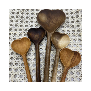 ชุดช้อนไม้6ชิ้นหลายรูปทรงสำหรับทารกช้อนไม้ที่น่ารักเหมาะสำหรับทุกวัย - Product Image 6