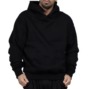 Nuevo Producto, Sudadera con Capucha Holgada de Moda Urbana, Sudadera Deportiva de Algodón con Corte Cuadrado para Hombre, Sudadera Corta de Haus Industries - Product Image 6