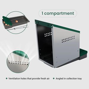 Gestion avancée des œufs : <span class=keywords><strong>Abri</strong></span> urbain pour <span class=keywords><strong>poules</strong></span> à compartiment unique MG01-S - Product Image 1