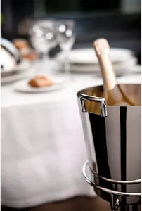 Designer Modern Metal Ice <b>Bucket</b> Handmade Luxury Eco-Friendly <b>Drink</b> Chiller Hammered Global Trend Made Zahid Exports - Product Image 3