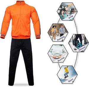 Survêtements de sport 100% coton pour hommes de haute qualité Logo personnalisé à capuche pour l'hiver course à pied entraînement Jogging idéal pour les sports d'équipe - Product Image 3