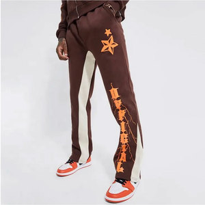 Nouveaux vêtements de sport à capuche décontractés d'hiver Ensemble de survêtements de sport à impression bouffante personnalisable en gros - Product Image 4