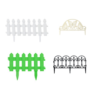 Panneau de clôture de jardin en plastique one99 Panneau de clôture de jardin décoratif en plastique pour jardin Piquets de protection Bordure décorative pour l'extérieur - Product Image 2