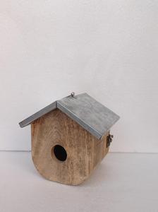 Nichoir en métal galvanisé et en bois - Product Image 5