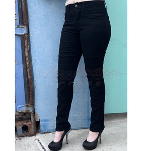 Jeans de moto à logo de marque personnalisé, design côtelé, pour femmes, vêtements de sport homologués CE, pantalon cargo grande taille pour femmes - Product Image 5