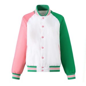 เสื้อแจ็คเก็ตบอมเบอร์ผ้าฝ้ายคาปาแบบสั่งทำพิเศษ ระบายอากาศได้ดี แห้งเร็ว กันลม กันน้ำ ซิปแบบกลับด้านได้ ใส่ได้ทั้งชายและหญิง ด้านหน้าทำจากผ้าขนสัตว์ เหมาะสำหรับฤดูใบไม้ผลิ - Product Image 1