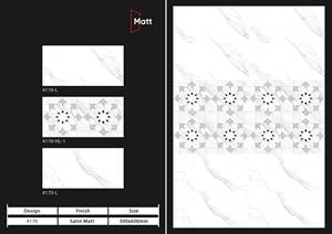 กระเบื้องเซรามิกเคลือบดิจิตอลขนาด300X600มม. เนื้อแข็งทันสมัยสำหรับห้องครัวในห้องน้ำสุดหรูจากอินเดีย - Product Image 5