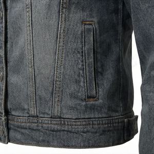 Veste en jean tricotée en toile unie respirante pour femme, décontractée, automne-hiver, anti-rides, unie, tendance, streetwear, haute qualité - Product Image 5