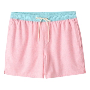 Shorts de plage pour hommes de qualité supérieure – Tissu léger tricoté, taille mi-haute avec cordon de serrage, pour la plage et le sport - Product Image 1