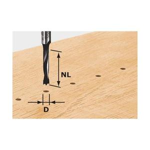 Festool HW S8 Z Dowel <b>Drill</b> <b>Bits</b> for Wood - Product Image 1
