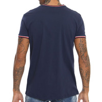 T-shirt personnalisé en coton et bambou tricoté pour homme, éco-responsable, dernière mode, qualité supérieure 180g, coupe courte, prix raisonnable, directement de l'usine