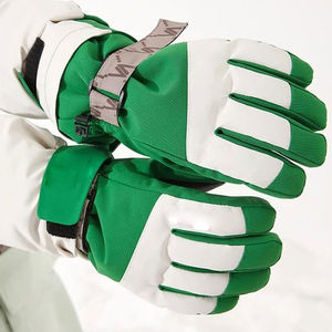Guantes de esquí hechos a medida de la mejor calidad, guantes de esquí de cuero a prueba de viento para exteriores, guantes de esquí de invierno a bajo precio con logotipo personalizado - Product Image 2