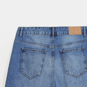 Pantalones cortos de algodón de mezclilla casuales con estampado digital de estilo callejero para ropa de calle - Product Image 5