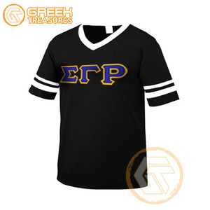 Camiseta Personalizada de la Hermandad Femenina Sigma Gamma Rho, Verano, Informal, Algodón Jersey, Transpirable, Ecológica, 180g, Manga Corta, Cuello Redondo - Product Image 2