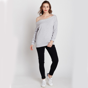 เสื้อแขนยาวเปิดไหล่สำหรับผู้หญิงเสื้อสเวตเตอร์เปิดไหล่เซ็กซี่ - Product Image 6